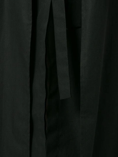 tie-detail layered skirt