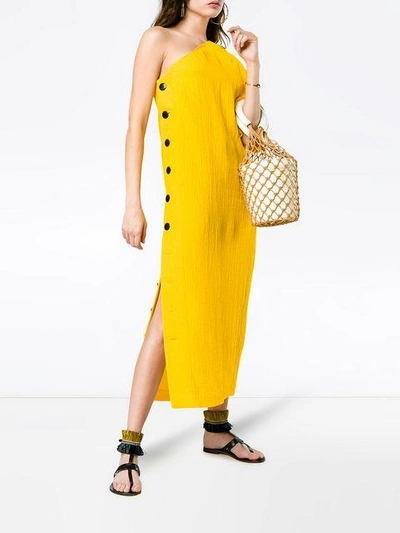 Shop Mara Hoffman Emile One In Yellow