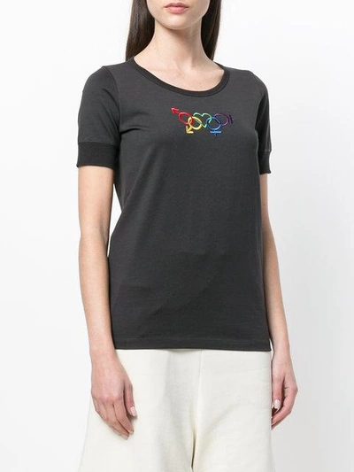 Shop Aalto Embroidered T-shirt - Black