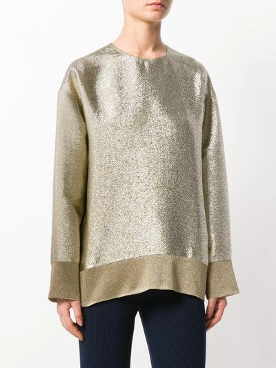 Shop Stella Mccartney Metallic Blouse