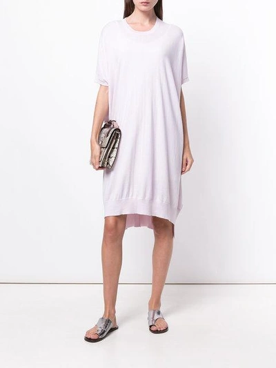 Shop Allude Sweater Dress In Pink