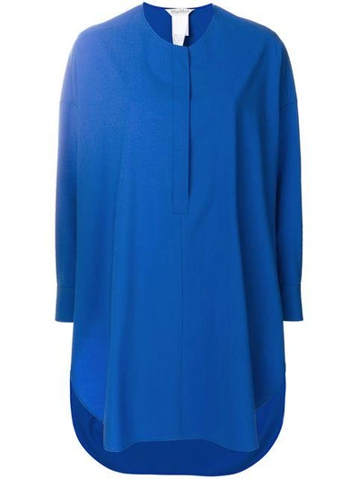 Shop Max Mara Oversized Curved Hem Blouse