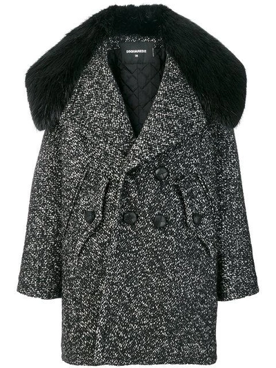 Shop Dsquared2 Double Breasted Coat