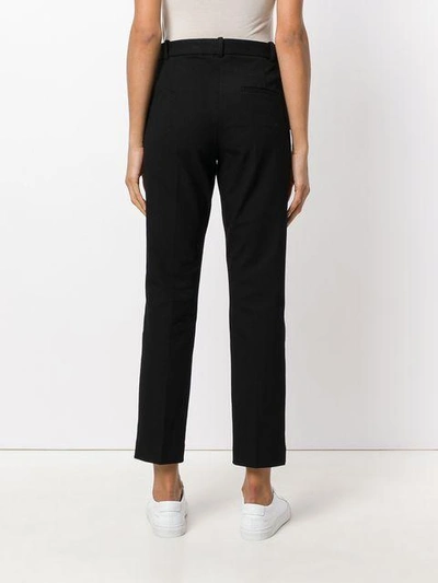 Shop Joseph Cropped Tailored Trousers In Black