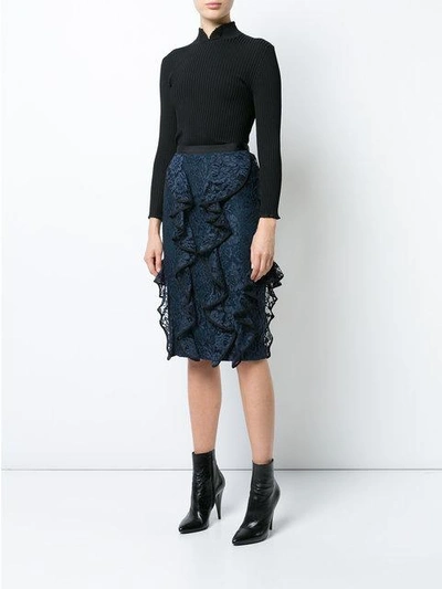 Shop Alexis Floral Lace Skirt