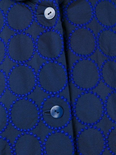Shop Minä Perhonen Embroidered Circles Shirt - Blue
