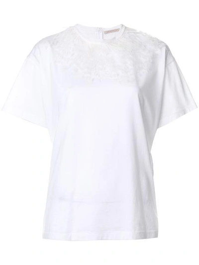 Shop Christopher Kane Feather T In White