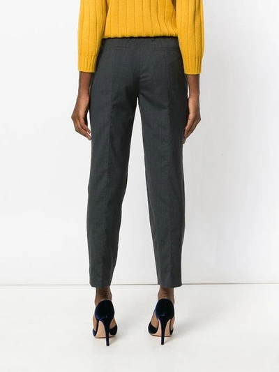 Shop Prada Ardesia Trousers In Grey