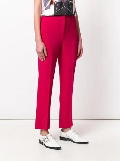 Shop Givenchy Cropped Tailored Trousers In Pink