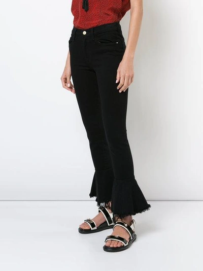 Shop Frame Jean Skinny Jeans In Black
