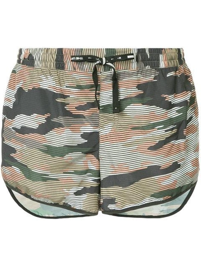 Shop The Upside Sport Camouflage Shorts - Multicolour