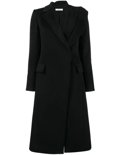 Shop Adeam Asymmetric Tailored Coat In Black