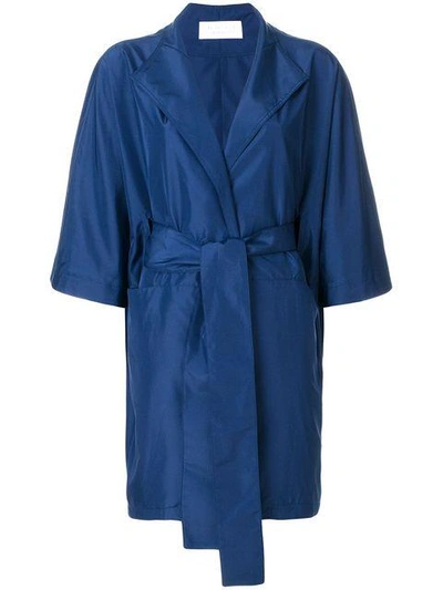 Shop Gianluca Capannolo Short-sleeve Wrap Coat