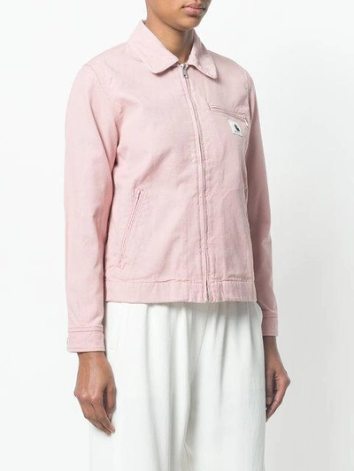 Shop Carhartt Detroit Jacket In Pink