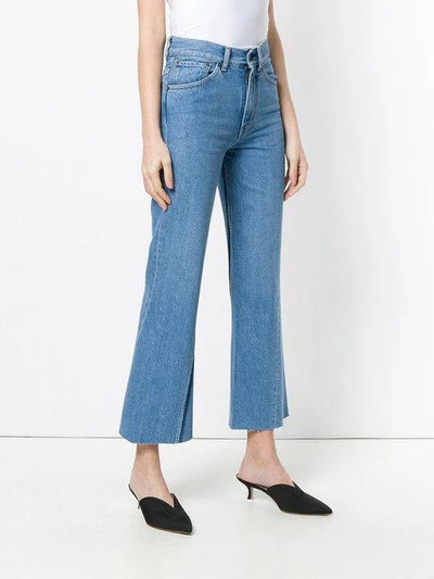 Shop Ports 1961 Cropped Boyfriend Jeans - Blue