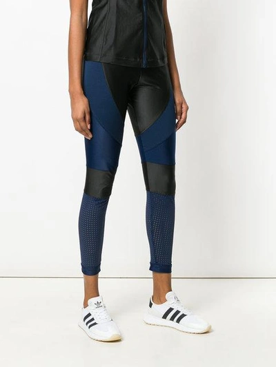 Shop Adidas By Stella Mccartney Bandage Compression Leggings In Black
