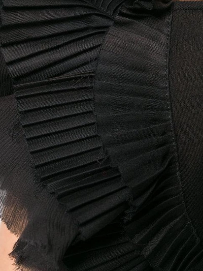 Givenchy Frill-trim Off-shoulder Blouse In Black