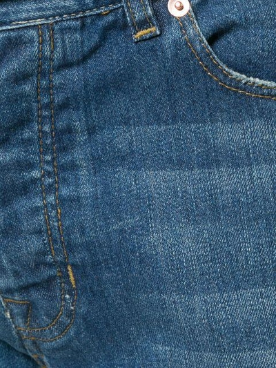 Shop Nili Lotan Boyfriend Cropped Jeans In Blue