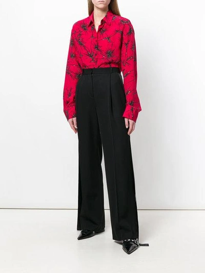 Shop Haider Ackermann Thistle Printed Shirt - Red