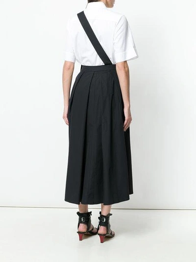 Shop Balossa One Shoulder Asymmetric Skirt In Black