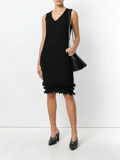 Shop Givenchy Ruffle Detail Pleated Dress