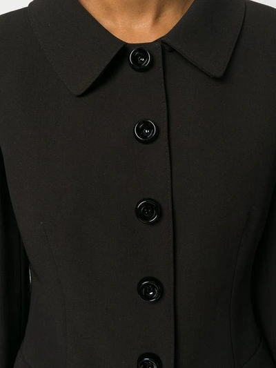 Shop Dolce & Gabbana Fitted Jacket In Black