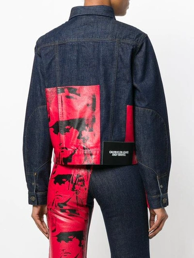 Shop Calvin Klein 205w39nyc X Andy Warhol Foundation Dennis Hopper Denim