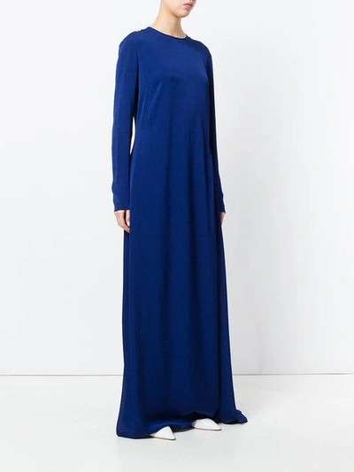 Shop Stella Mccartney Full-length Gown - Blue