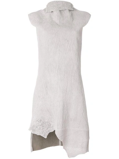 Shop Olsthoorn Vanderwilt Asymmetric Sleeveless Dress In Grey