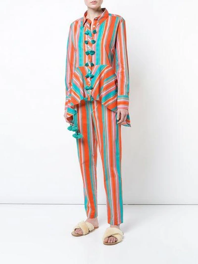 Shop Figue Zuri Trousers - Multicolour