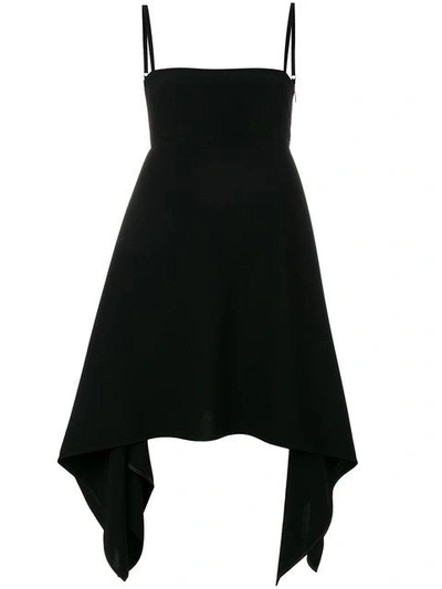 Shop Neil Barrett Asymmetric Hem Dress In Black