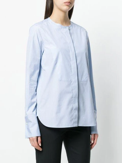 Shop Alberto Biani Striped Style Shirt In Blue