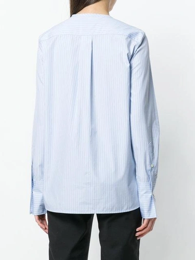 Shop Alberto Biani Striped Style Shirt In Blue