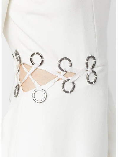 Shop Nk Long Sleeves Midi Dress - White