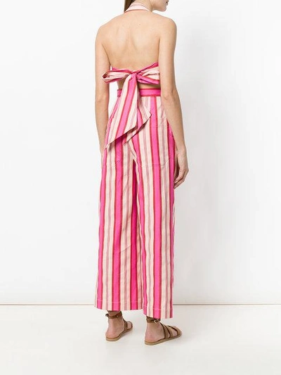 Shop Temperley London Pine Tree Jumpsuit - Red