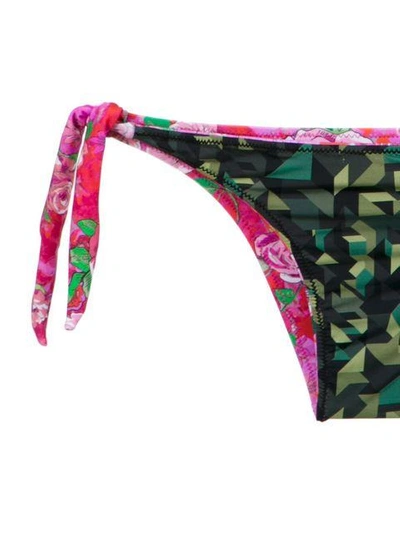 Shop Amir Slama Reversible Bikini Set In Bege