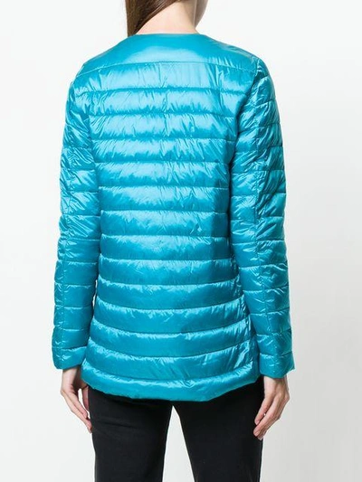 Shop Save The Duck Quilted Padded Jacket In Blue