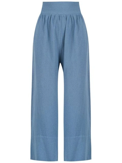 Shop Olympiah Inca Culottes In Blue