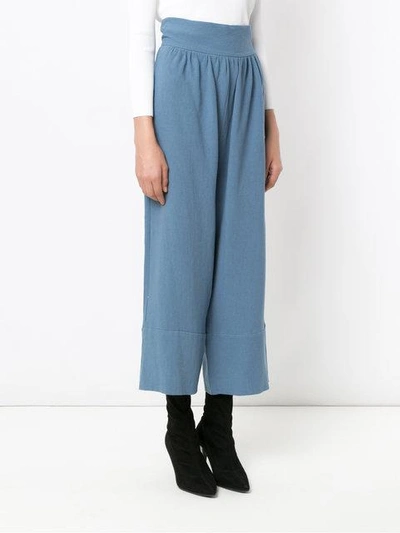 Shop Olympiah Inca Culottes In Blue