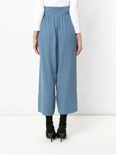 Shop Olympiah Inca Culottes In Blue