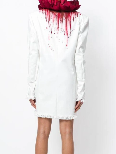 Shop Seen Users Tailored Fitted Blazer Dress - White