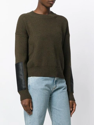 Shop Stella Mccartney Round Neck Jumper - Green