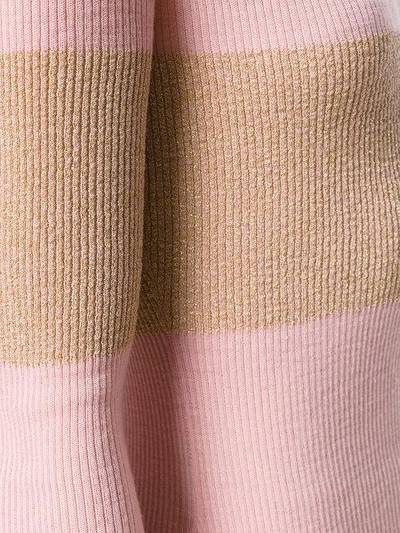 Shop Cashmere In Love Cashmere Vivien Lurex Stripe Jumper In Pink