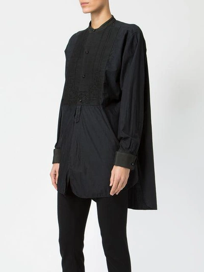 Shop Blackyoto Oversized Bib Shirt