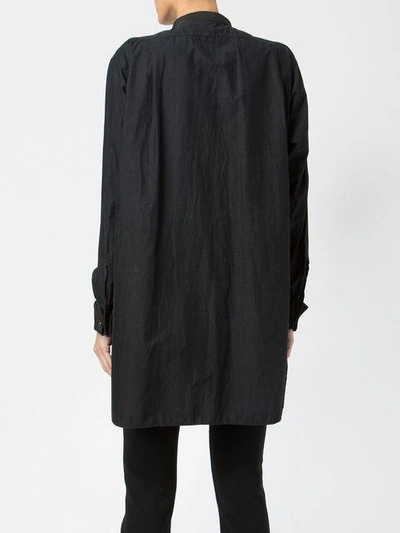 Shop Blackyoto Oversized Bib Shirt