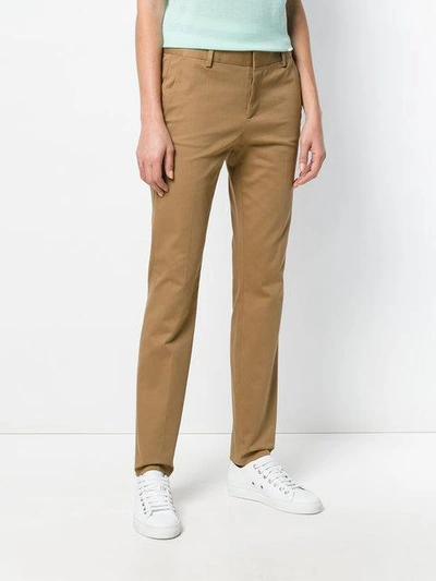 Shop Dsquared2 Tapered Trousers - Brown