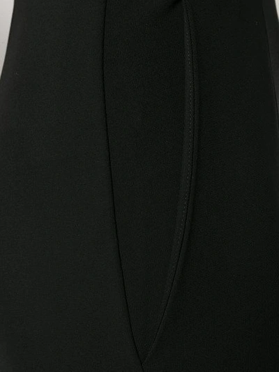 Shop Alberta Ferretti V-neck Wide Leg Jumpsuit - Black