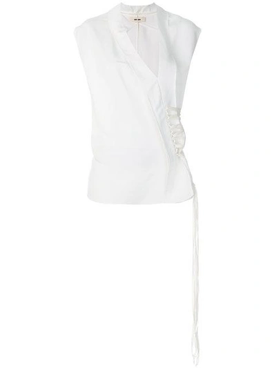 Shop Damir Doma Twilke Blouse - White