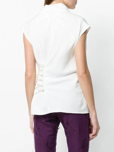 Shop Damir Doma Twilke Blouse - White