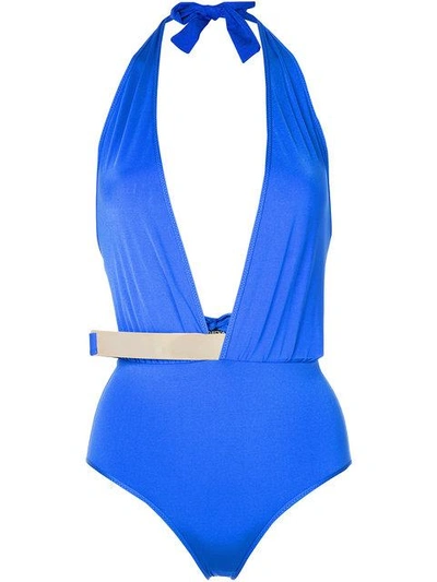 Shop Moeva Bridget Swimsuit In Blue